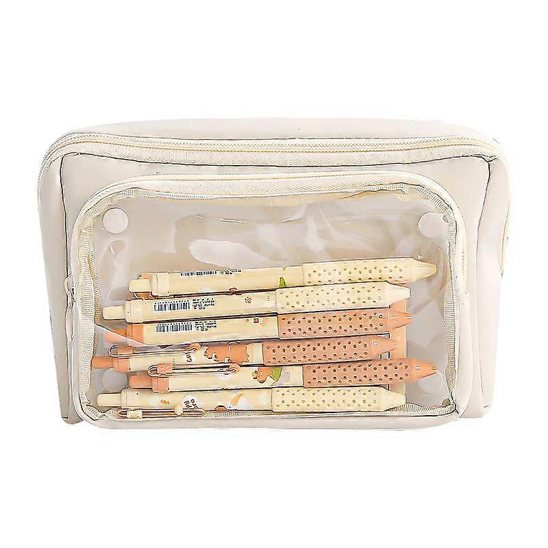 Large capacity 9 compartments Pencil Case Students Junior Middle School Stationery Box Multi-function Pencil Case