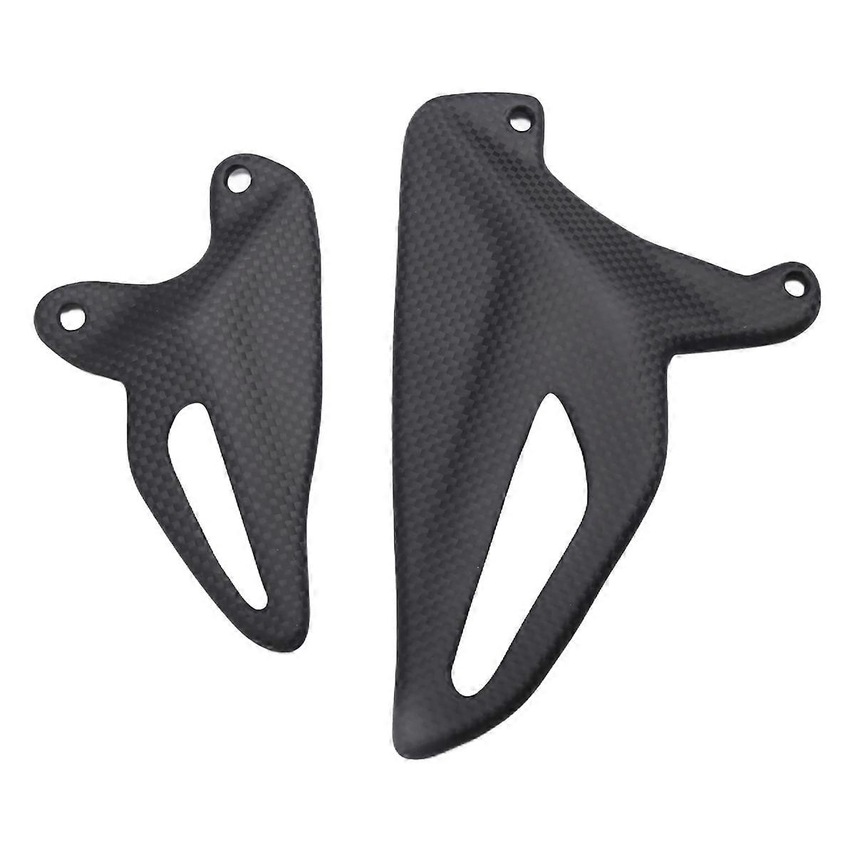 Carbon Fiber Accessories Motorcycle Heel Guard Protector Foot Wing Rearset for Streetfighter V2 V4/