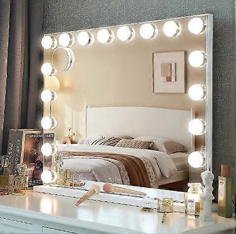 6 LED-lamppua Hollywood-meikkipeiliin, USB-virtalähde ja säädettävä