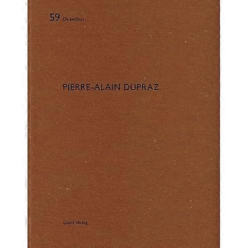 Pierre-Alain Dupraz: De Aedibus 59