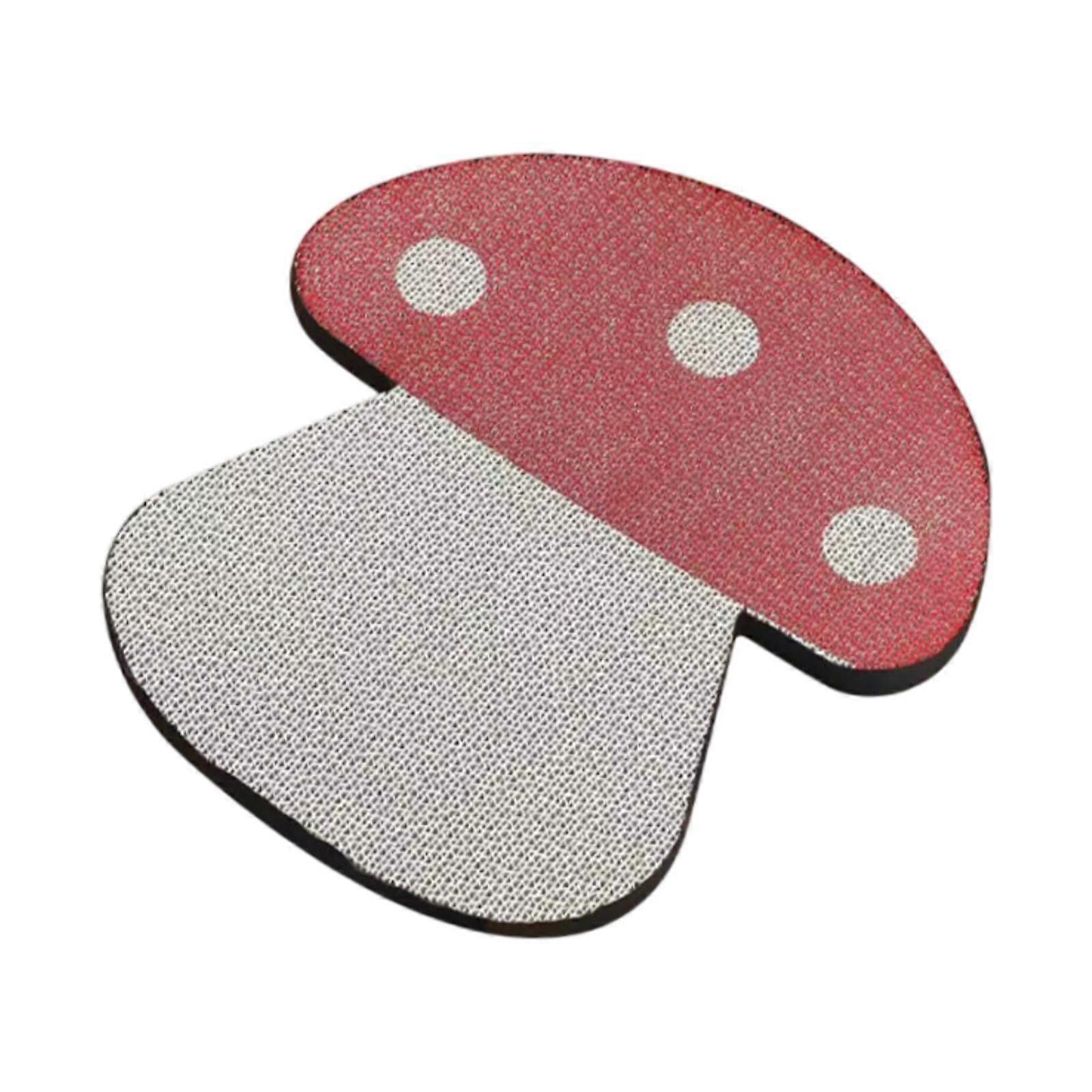 Cat Scratcher Pad Red Mushroom Cute Cat Scratcher Cardboard for Kitten Kitty