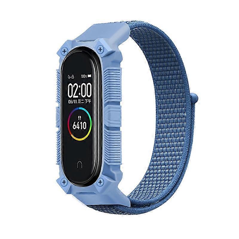 Xiaomi Mi Band 6 / 5 / 4 / 3 páncél nylon szíjú óraszíjhoz