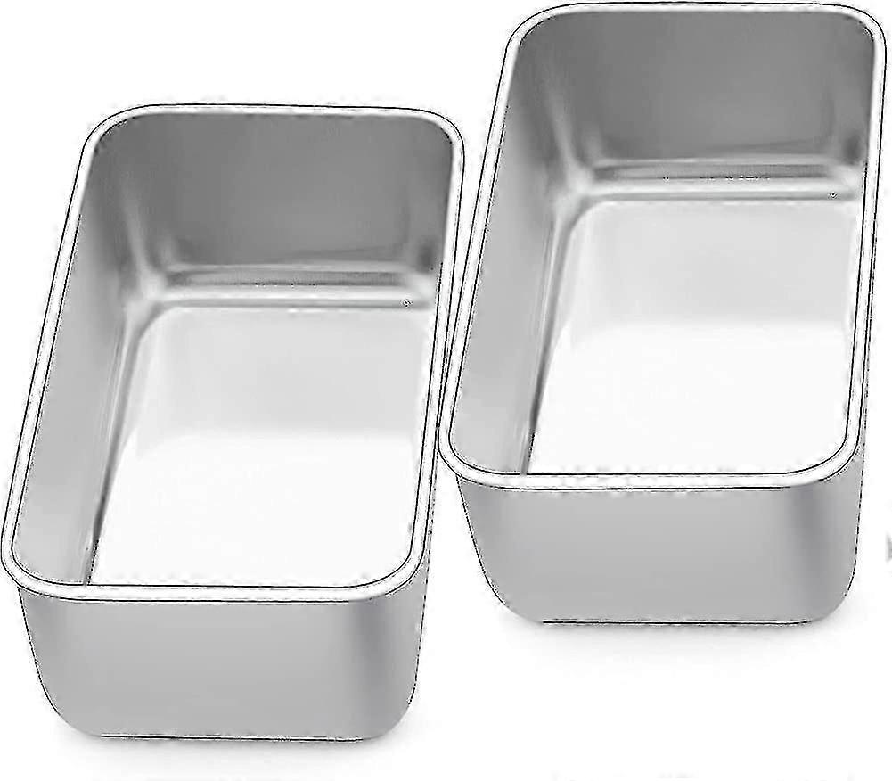 Brotpfanne Set von 2. Edelstahl Brotpfanne, Toast Brot Backform. Brotform