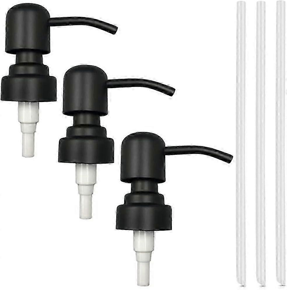 3-Piece Stainless Steel Replacement Soap Pump for Liquid Bottle