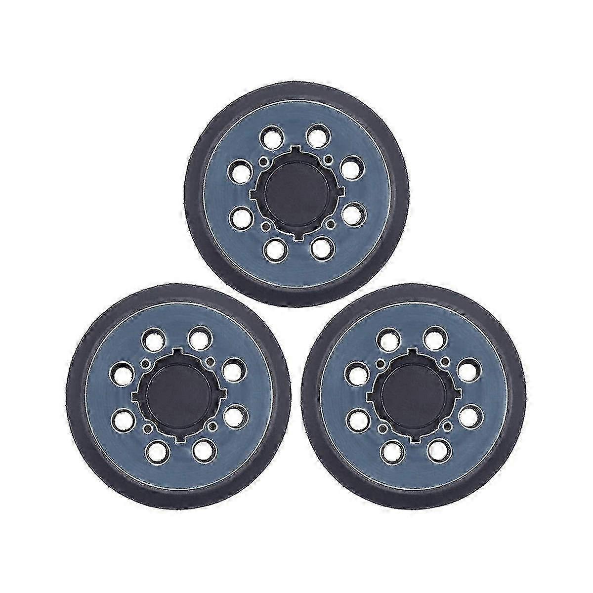 3pcs 5-Inch 8-Hole Hook & Loop Sanding Pad for Dwe6423 and N329079 - Ideal for Model Work