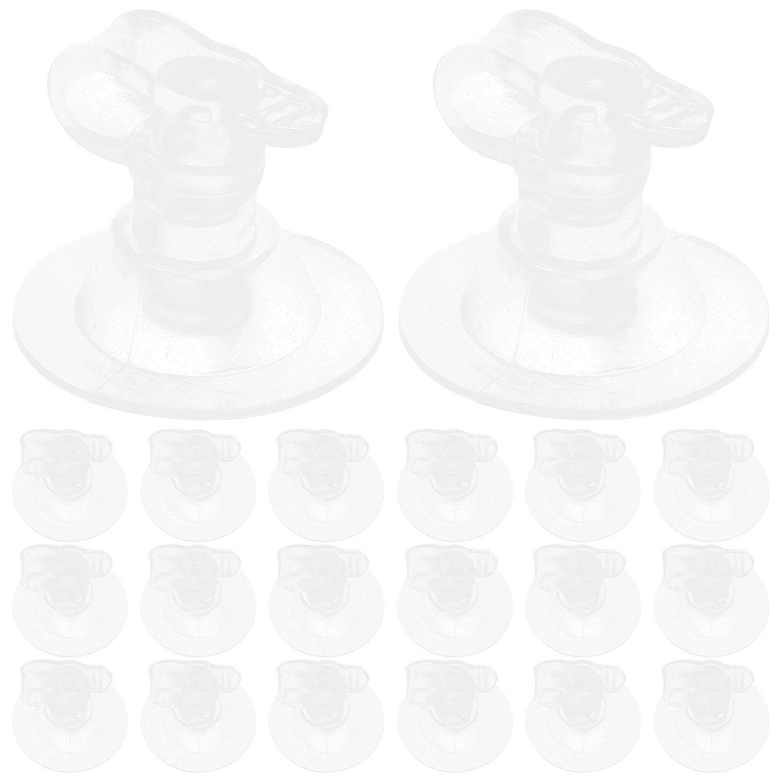 50Pcs Plastic Nozzle Pump Nozzle Head Air Inflator Adaptor Replacement Nozzles