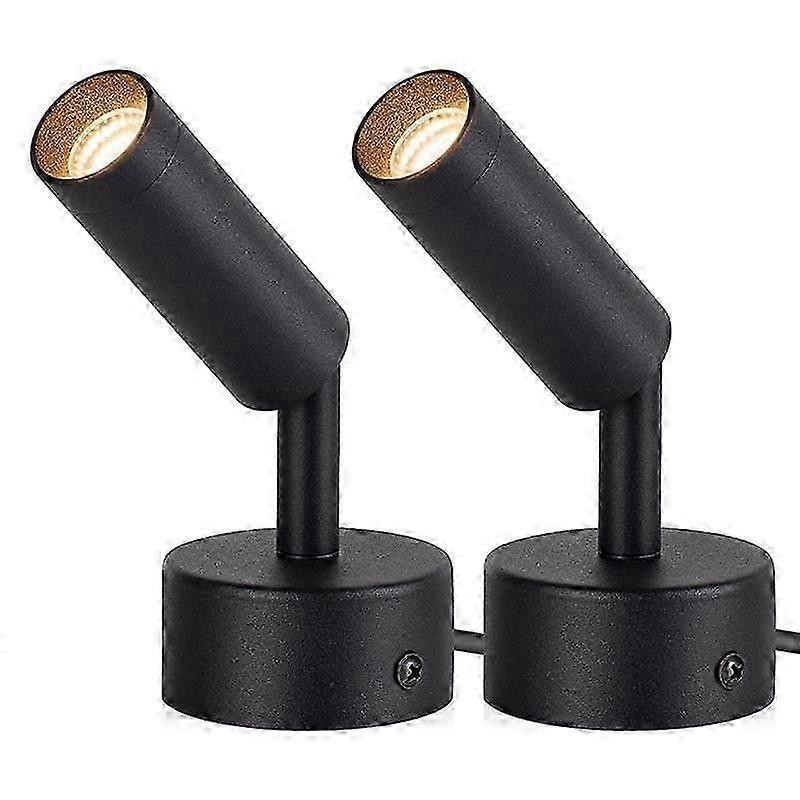 Spot LED 3 W réglable pour intérieur, éclairage d'appoint pour plantes, intensité variable