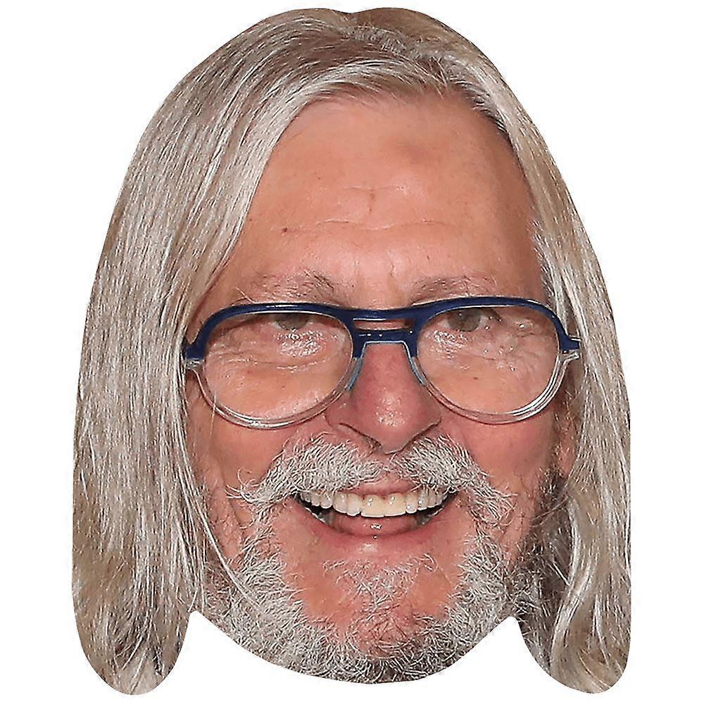 Didier Raoult (Smile) Celebrity Mask, Flat Card Face