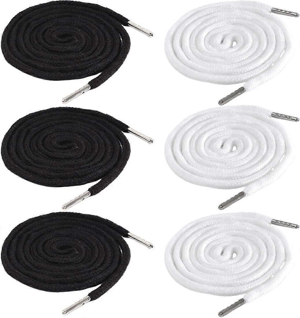 6pcs Hoodie Replacement Cord, Jogging Bottoms, Copper Tip, Replacement Cord for Jackets Sweatshirts Shorts Sports Pants (130cm)