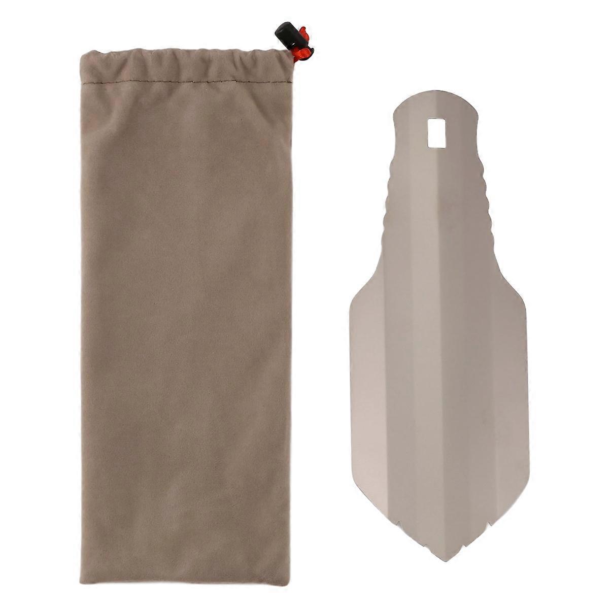 Pure Titanium Ultralight Potty Trowel Outdoor Compact Poop Shovel/Trowel Multi Tool for Hiking Camping and Survival