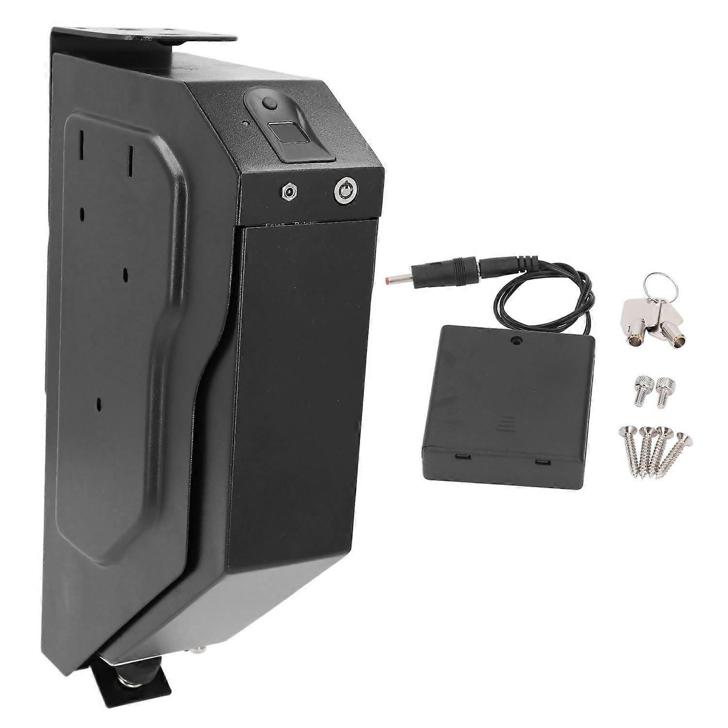 Police Safe Semiconductor Biometric Fingerprint Quick Access Portable Safe Box for Military Car Nigh