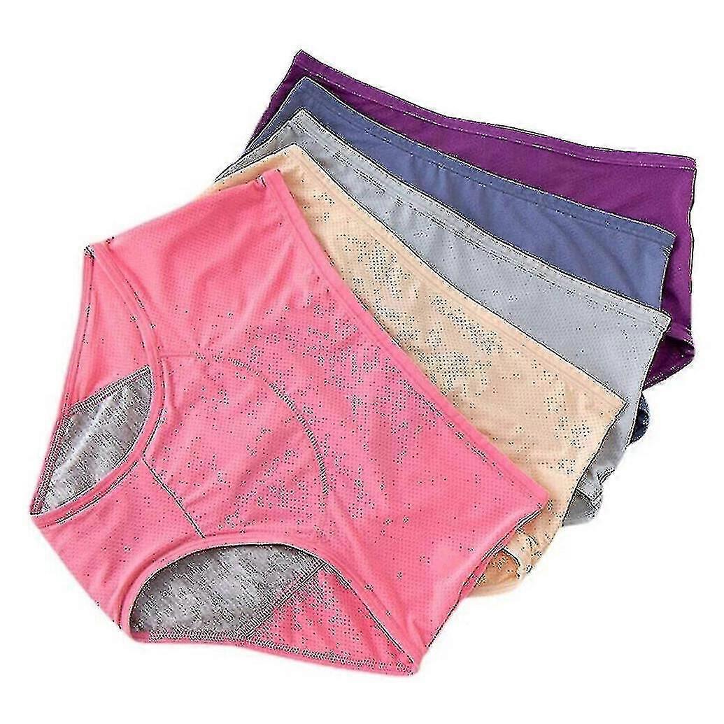 5st läckagesäkra underkläder för kvinnor inkontinens, läckagesäker skyddande Pants_Lucky_B