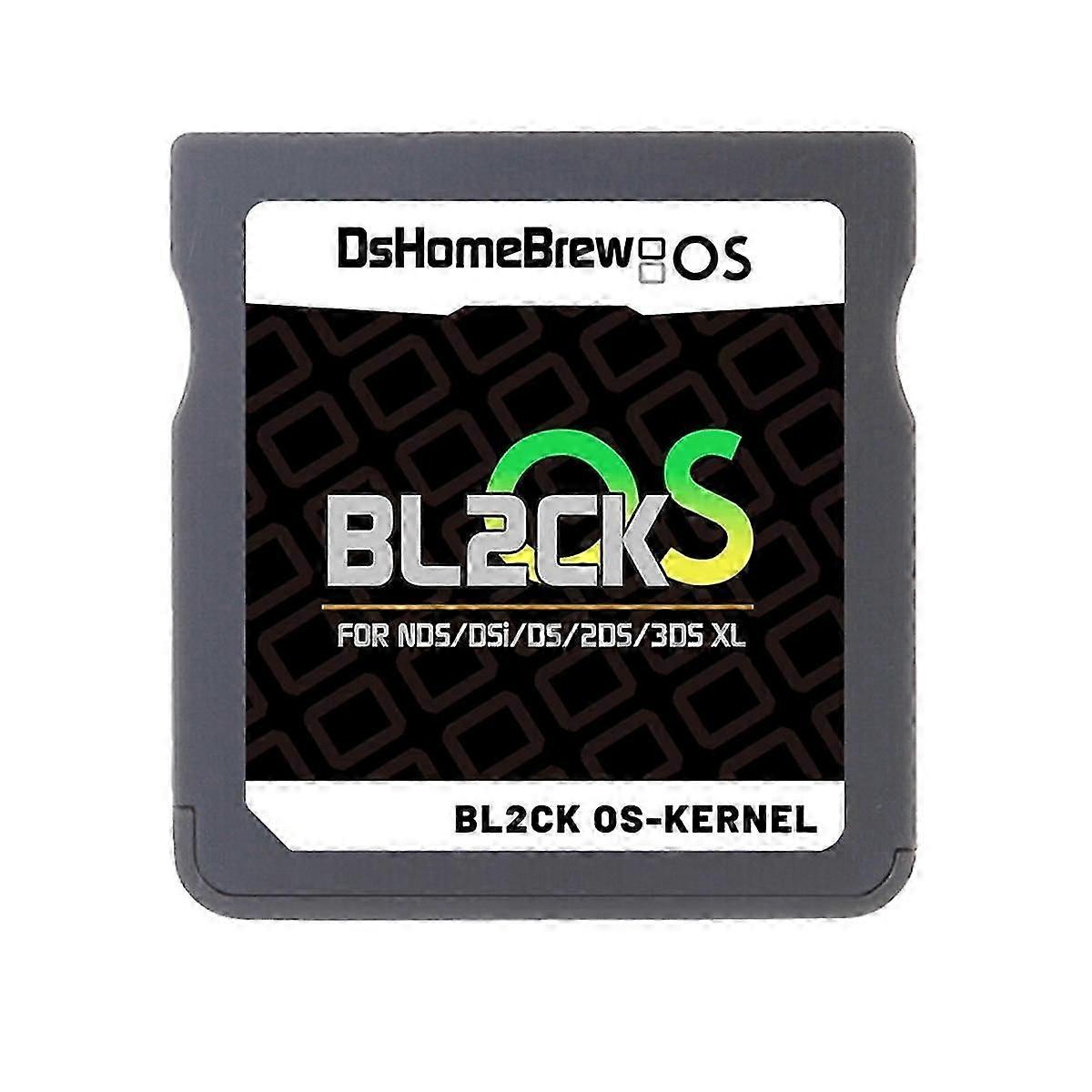 Per BL2CK OS Core Game Card per ///2DS / XL Burning Card Flash Card Black js