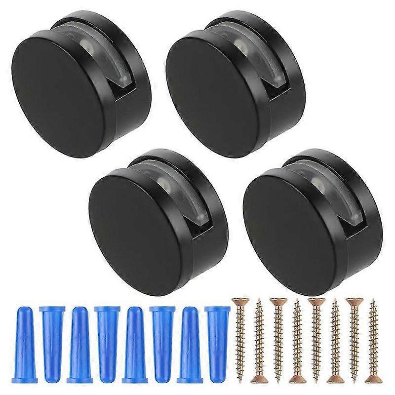 4 db tükörrögzítő hardver keret nélküli állítható tartók klipek rögzítő tükör függő készlet Du