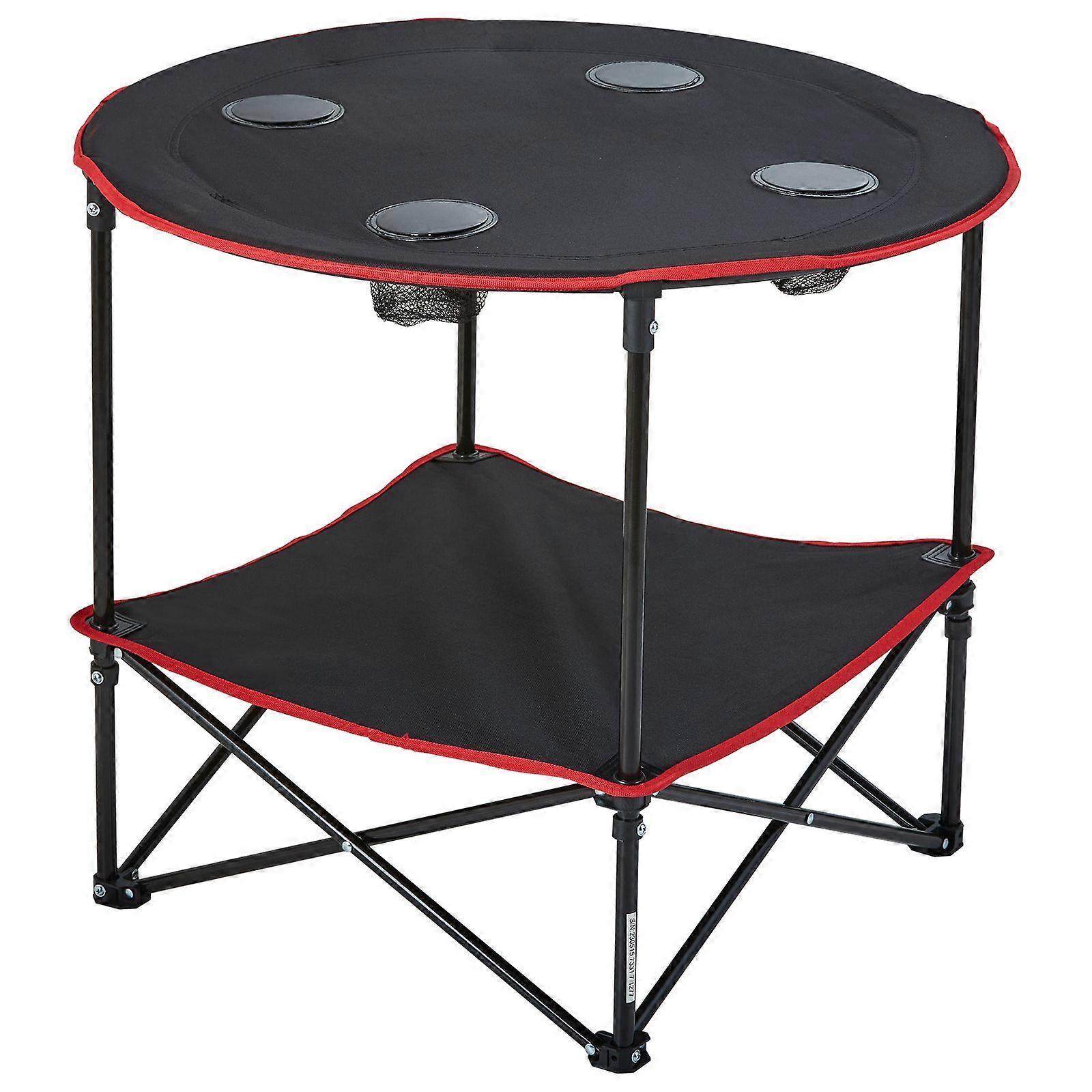 Folding Camping Table,55lbs, For Beach Picnic, 28.3"x24"