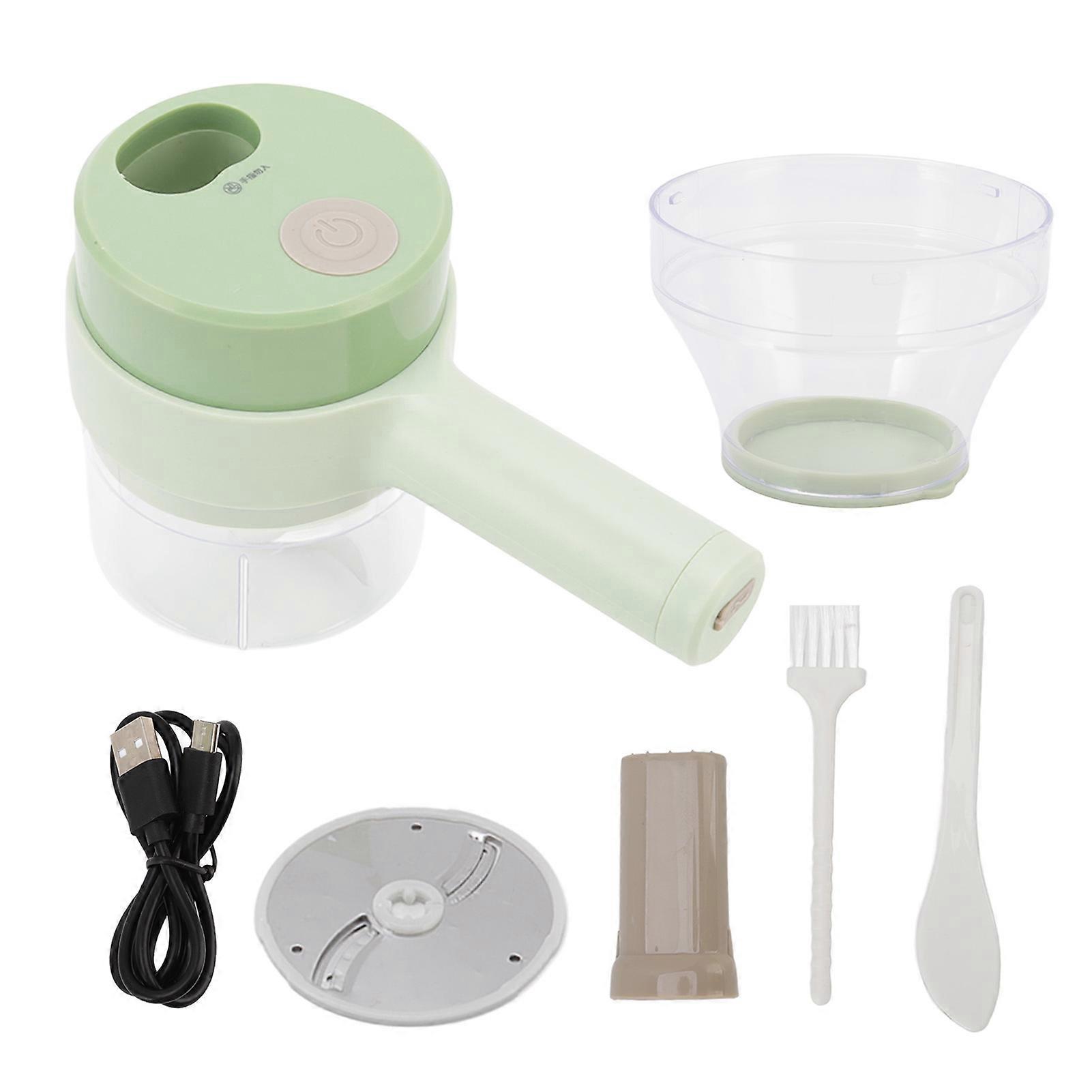 Electric Vegetable Cutter Cordless Automatic Electric Ginger Masher for Home Kitche Tool