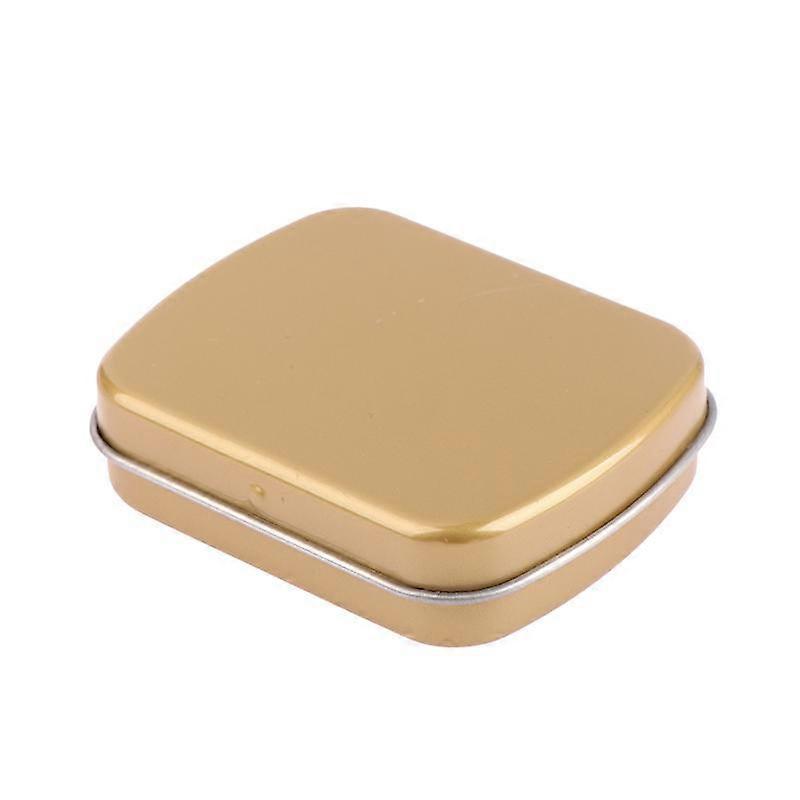 Mini Skater Metal Hinged Lid Tin Containers Portable Small Storage Empty Box