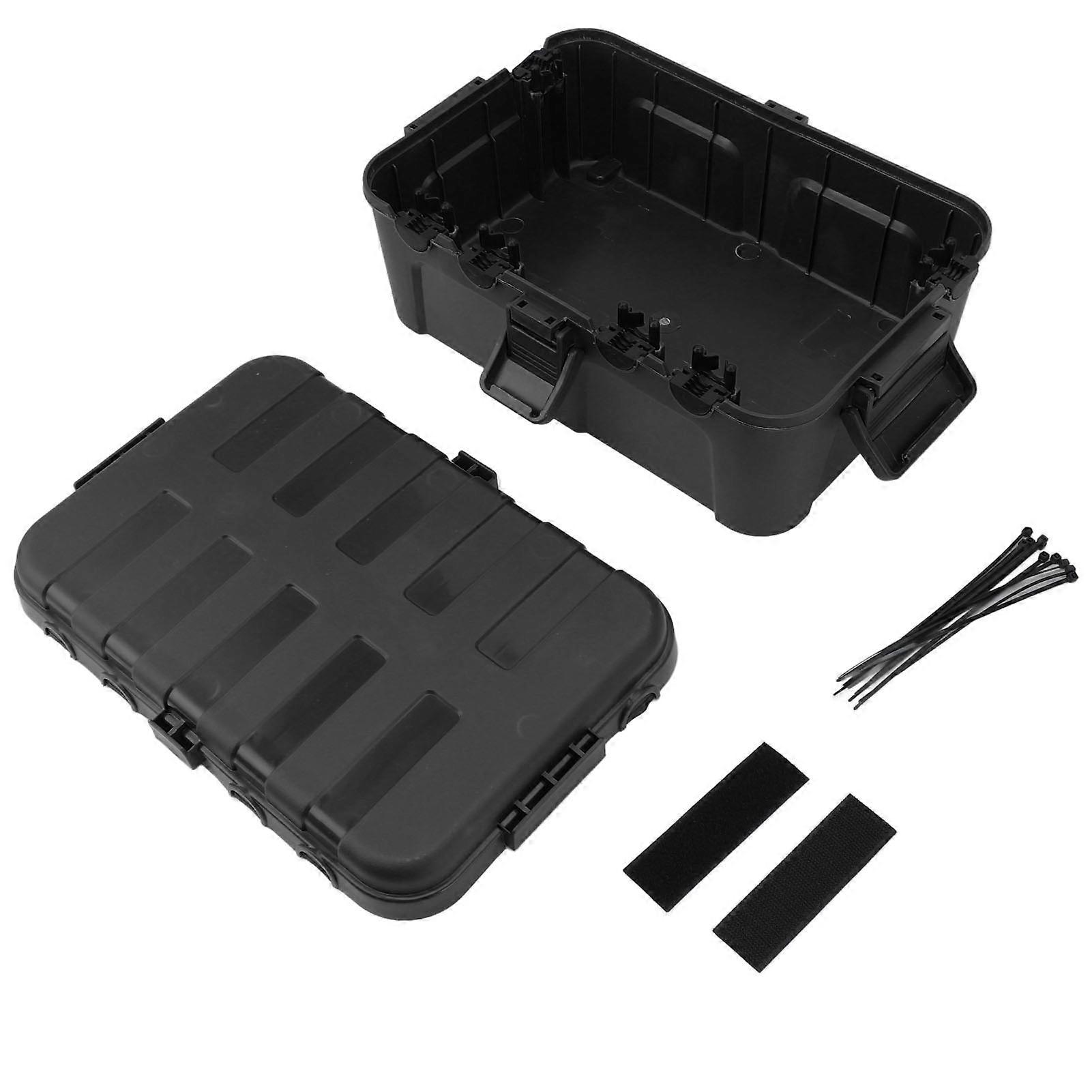 Cord Connection Box IP54 Waterproof Large Capacity Square Outdoor Electrical Box Power Cord Enclosure Black