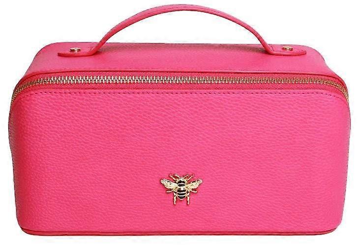 Alice Wheeler London Luxury Train Case - Hot Pink