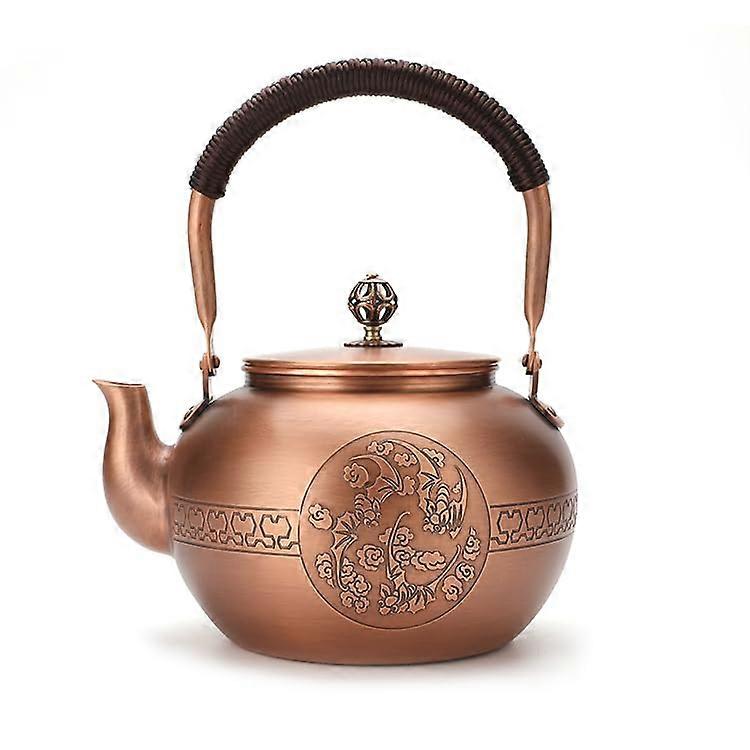 Handmade Pure Red Copper Teapot Stove Top Kettle Large Size