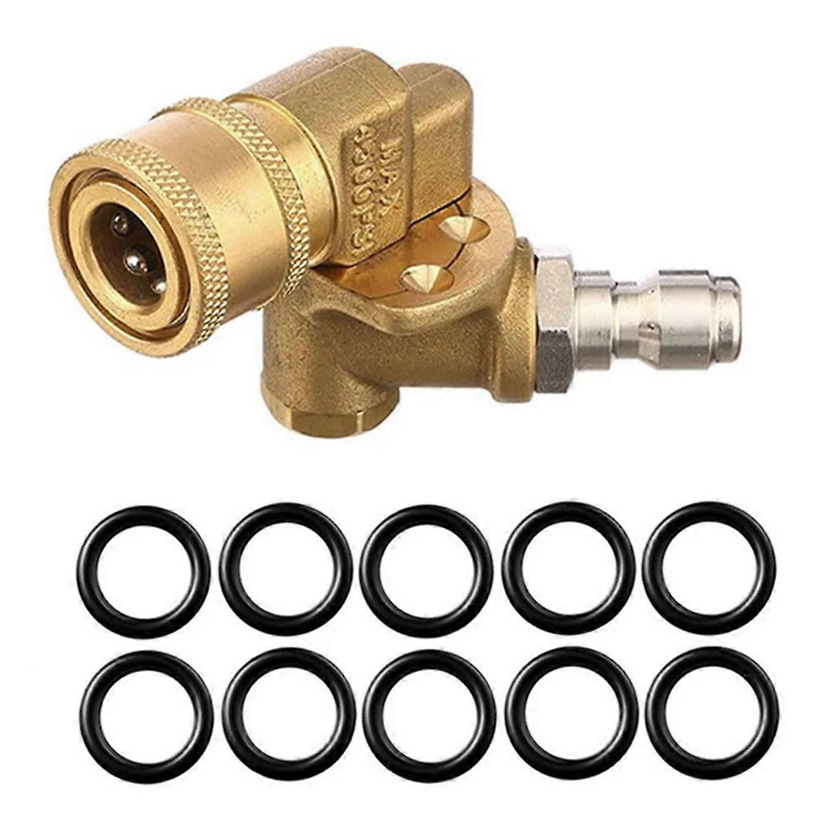 180° Swivel Joint High Pressure Washer Wash Water Nozzle