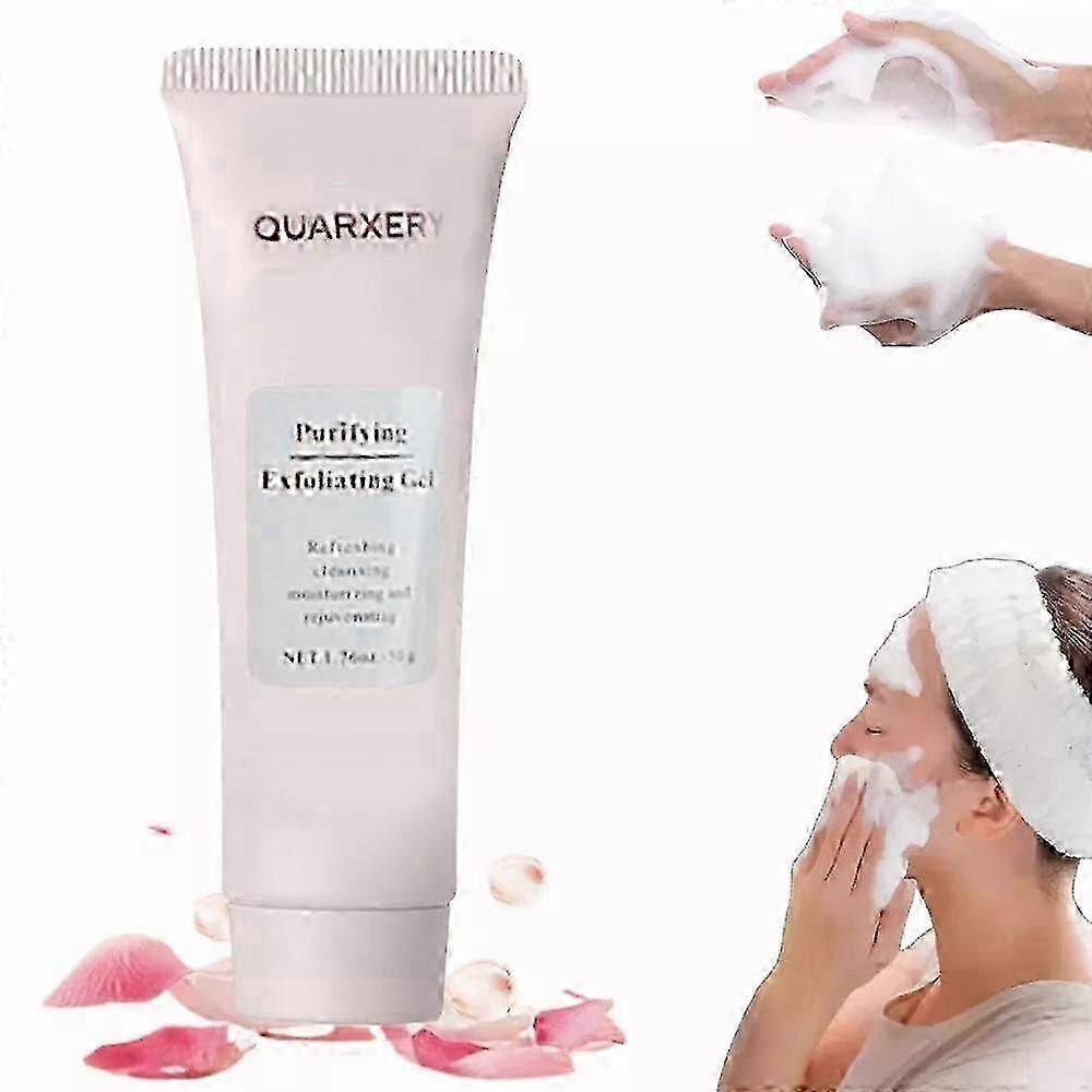1-3x Quarxery Purifying Exfoliating Gel, Quarxery Exfoliating Gel,Deep Cleansing Moisturizing Facial Exfoliator, Face And Body Exfoliating Scrub Gel f