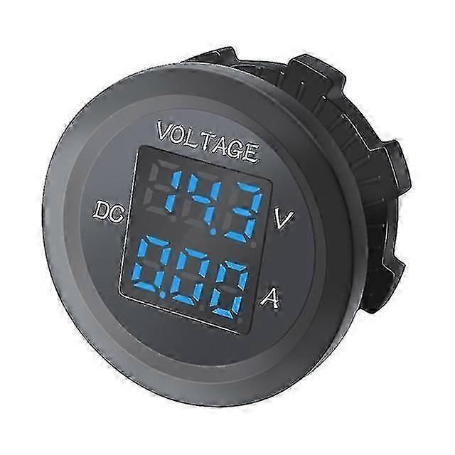 Dc 12v-24v Mini Digital Voltmeter Ammeter Voltage Current Meter Tester Dual Led Display Gauge For Car Marine Boat