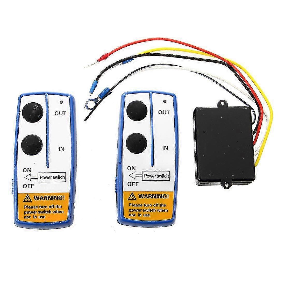 Remote Control Electric Winch Remote Control - Blue & White