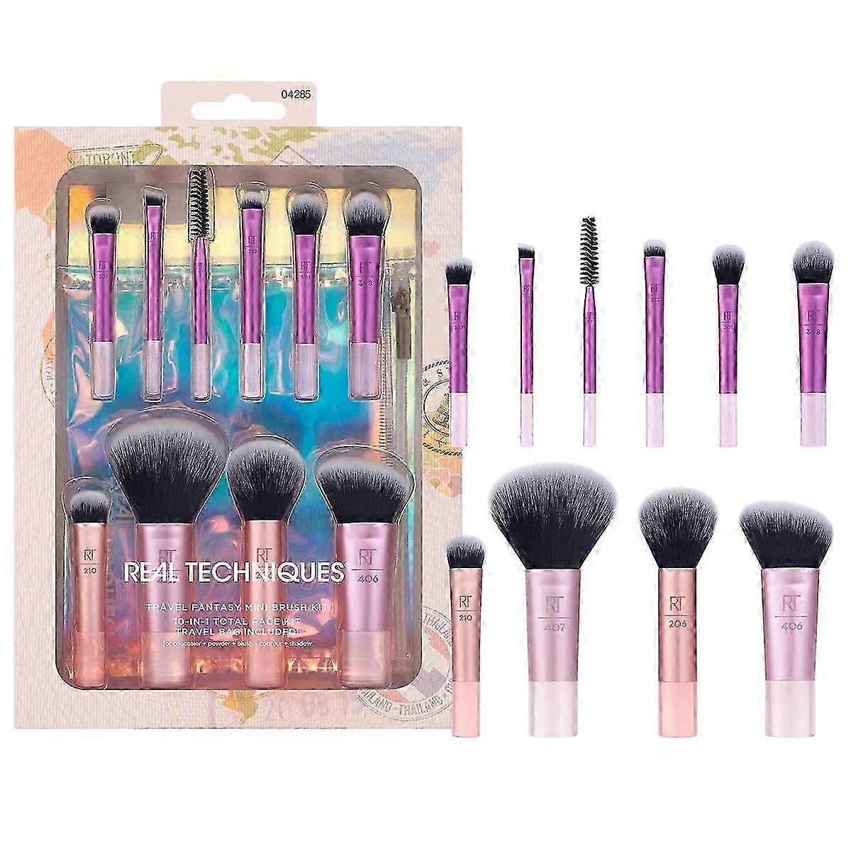Professional Mini Makeup Brushes for Full Face Application, High-Quality Portable Set