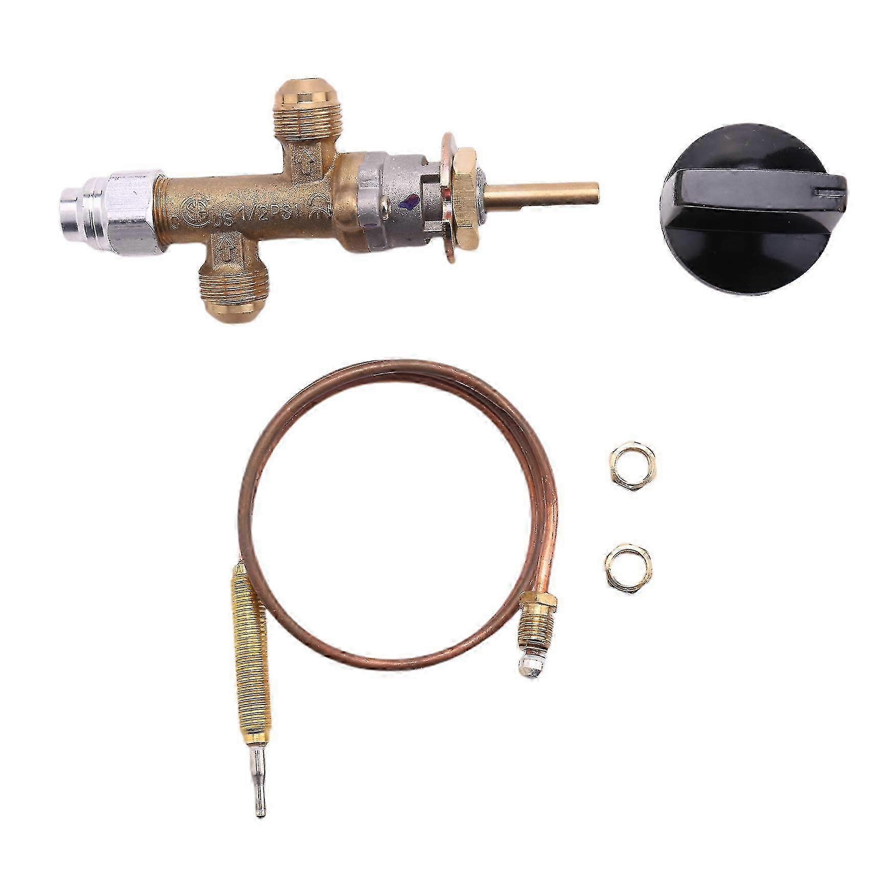 LPG Gas Fire Control Valve with Thermocouple and Knob