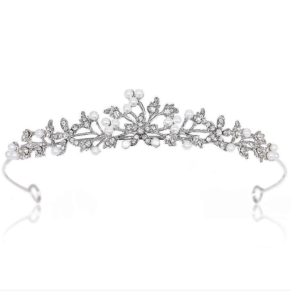 Rhinestone Crystal Tiara and Crown Headband