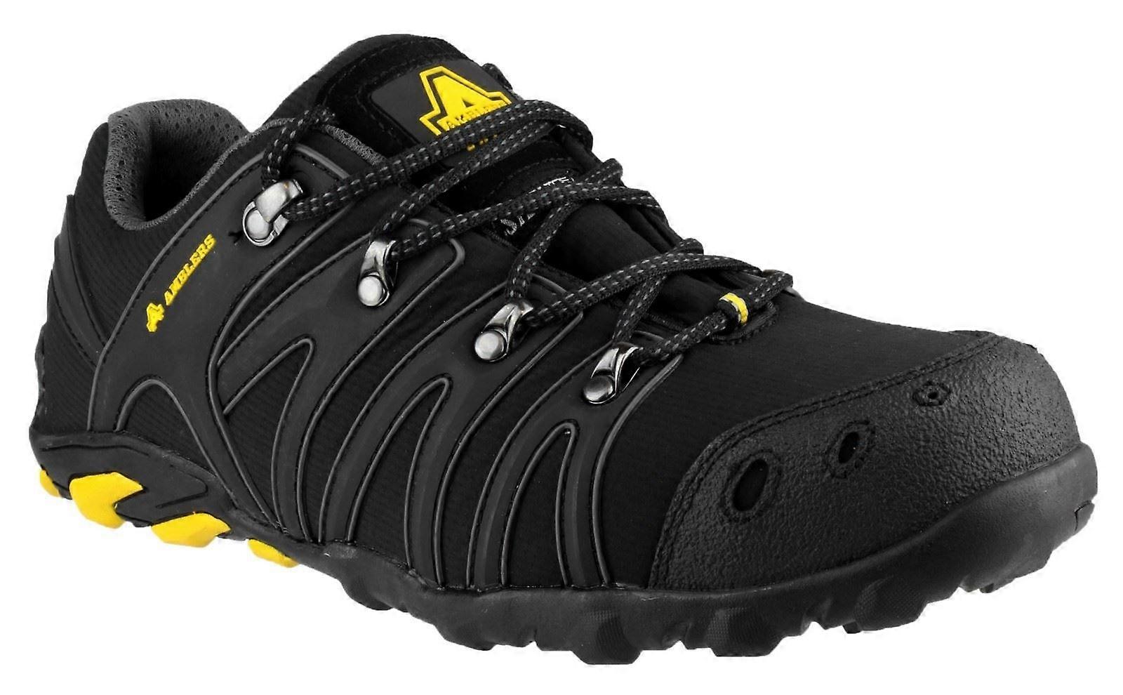 Amblers Safety Black FS23 Soft Shell Trainer