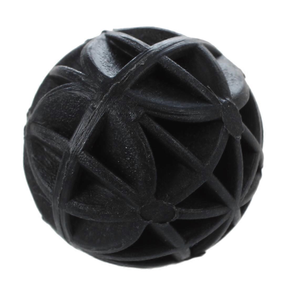 50 Pcs 18mm Diameter Black Bio Balls for Aquarium Pond Filter