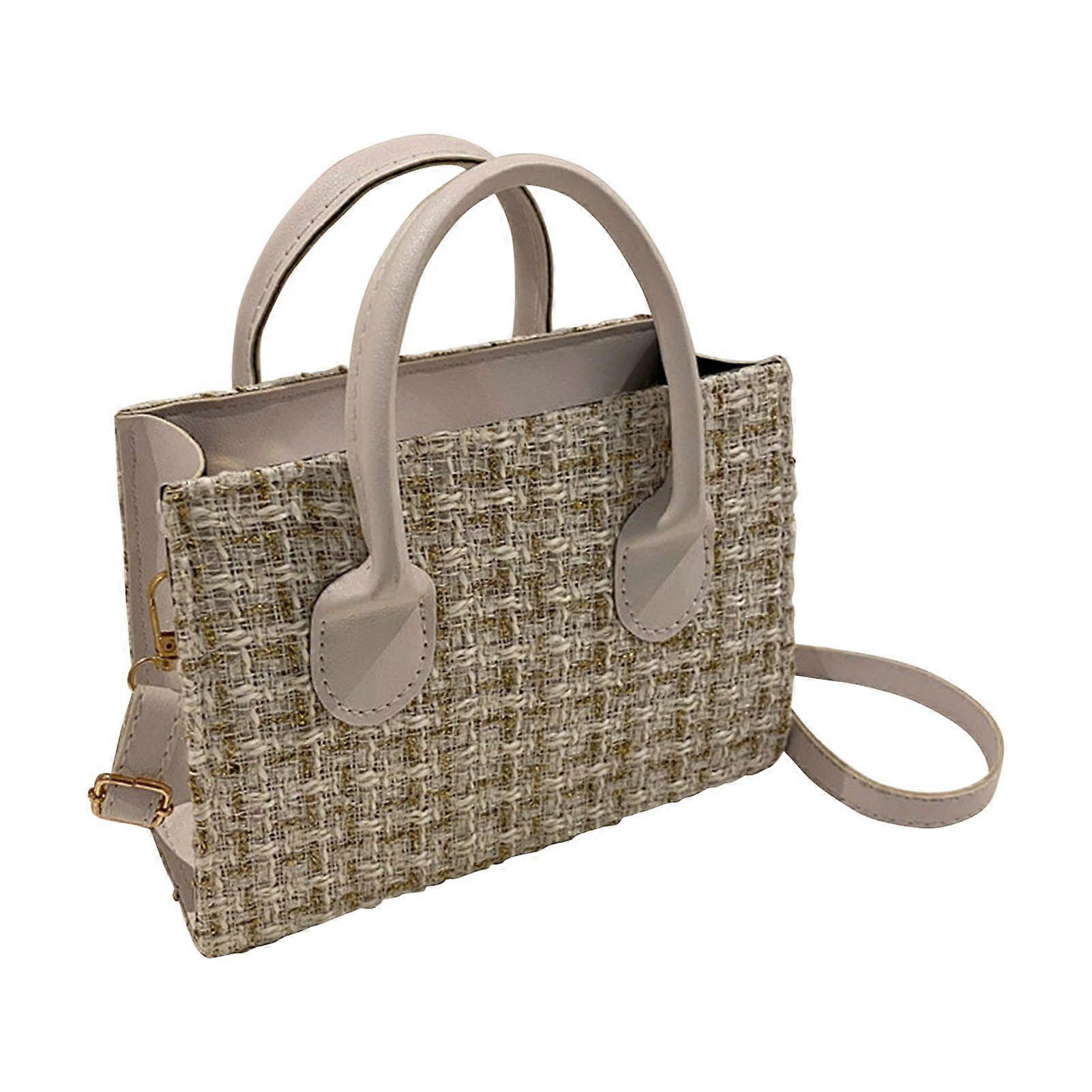 Single Shoulder Bag Simple Stylish Pure Color Adjustable Strap Comfy Handle Korean Shoulder Bag for Outing Dating Travel