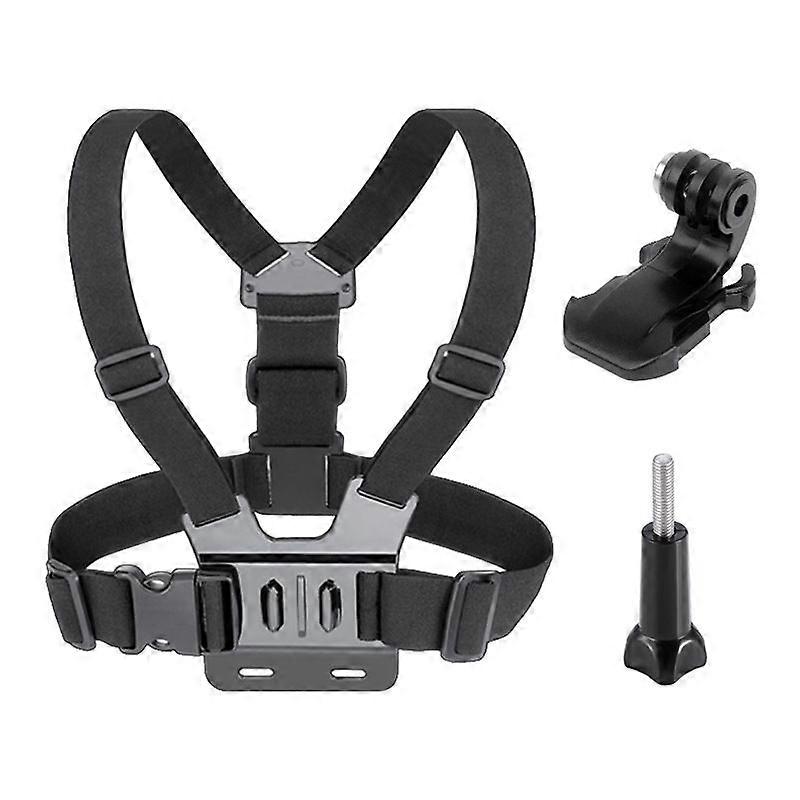 Chest Harness with GoPro Camera Mount (all models), Black