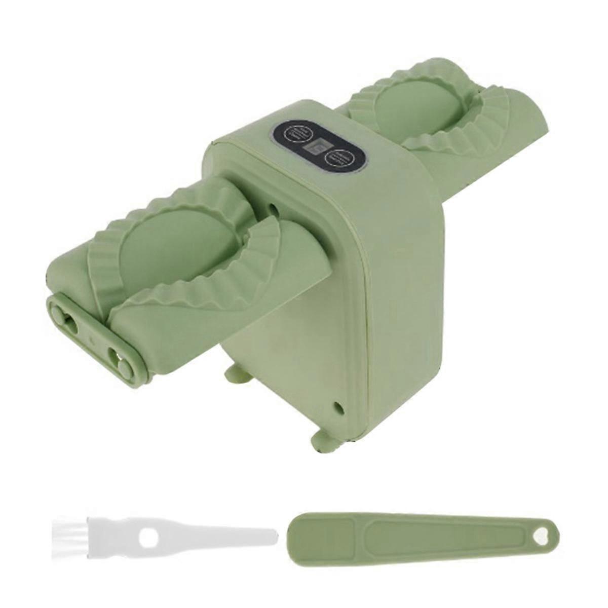 Automatic Dumpling Maker Household Double Head Non-Slip Dumpling Maker Machine Press Mold Making Tool Manual Kitchen A