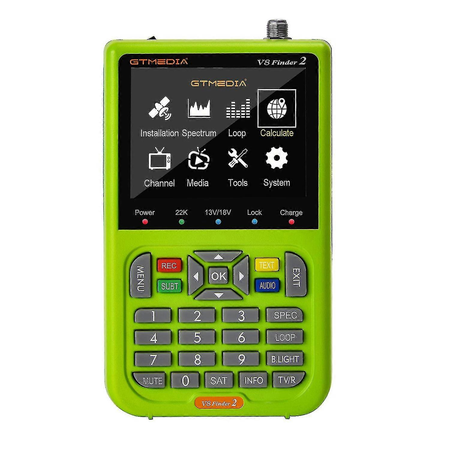 V8 Finder 2 Satellite Finder Display Satellite Signal Strength Meter for Adjusting Sat Dish