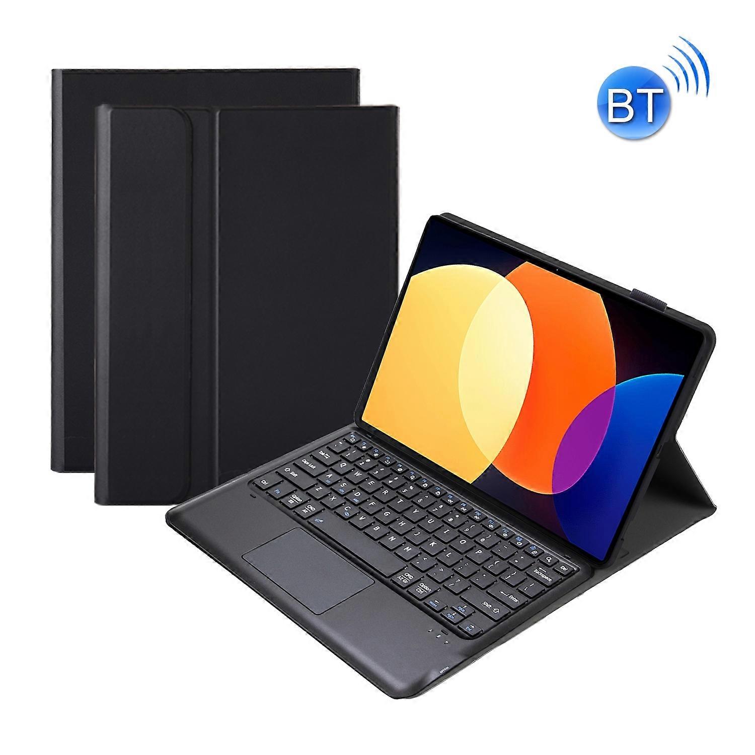 A0N4-A Custodia in pelle per tablet con tastiera Bluetooth TPU modello pecora staccabile con touchpad per Xiaomi Pad 5 Pro 12.4