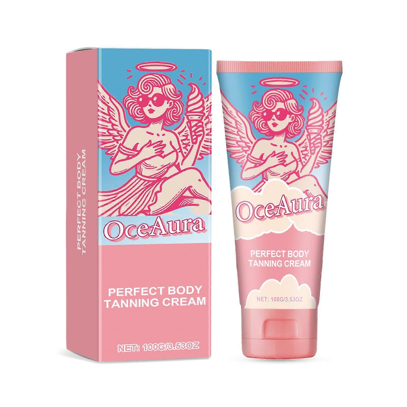 كريم تسمير الجسم المثالي ، مسرع التسمير ، كريم مرطب للتشمس للحصول على نتائج عميقة ، تسمير البشرة بأشعة الشمس ، لمسة نهائية ناعمة خالية من الخطوط لجميع الأشخاص