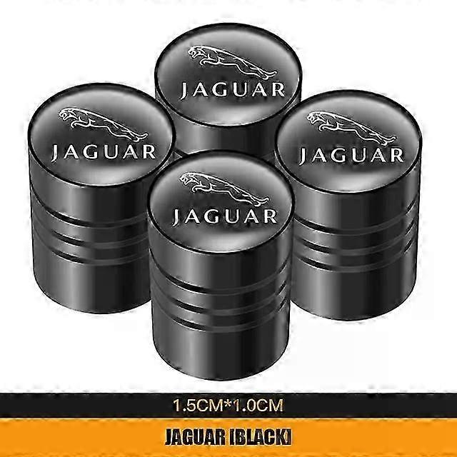 4PCS Metal Alloy Car Wheel Tire Valve Stem Caps For XF XJ XFR XKR S-Type F-Type X-Type F-Pace I-Pace E-Pace XJR XE MAXP