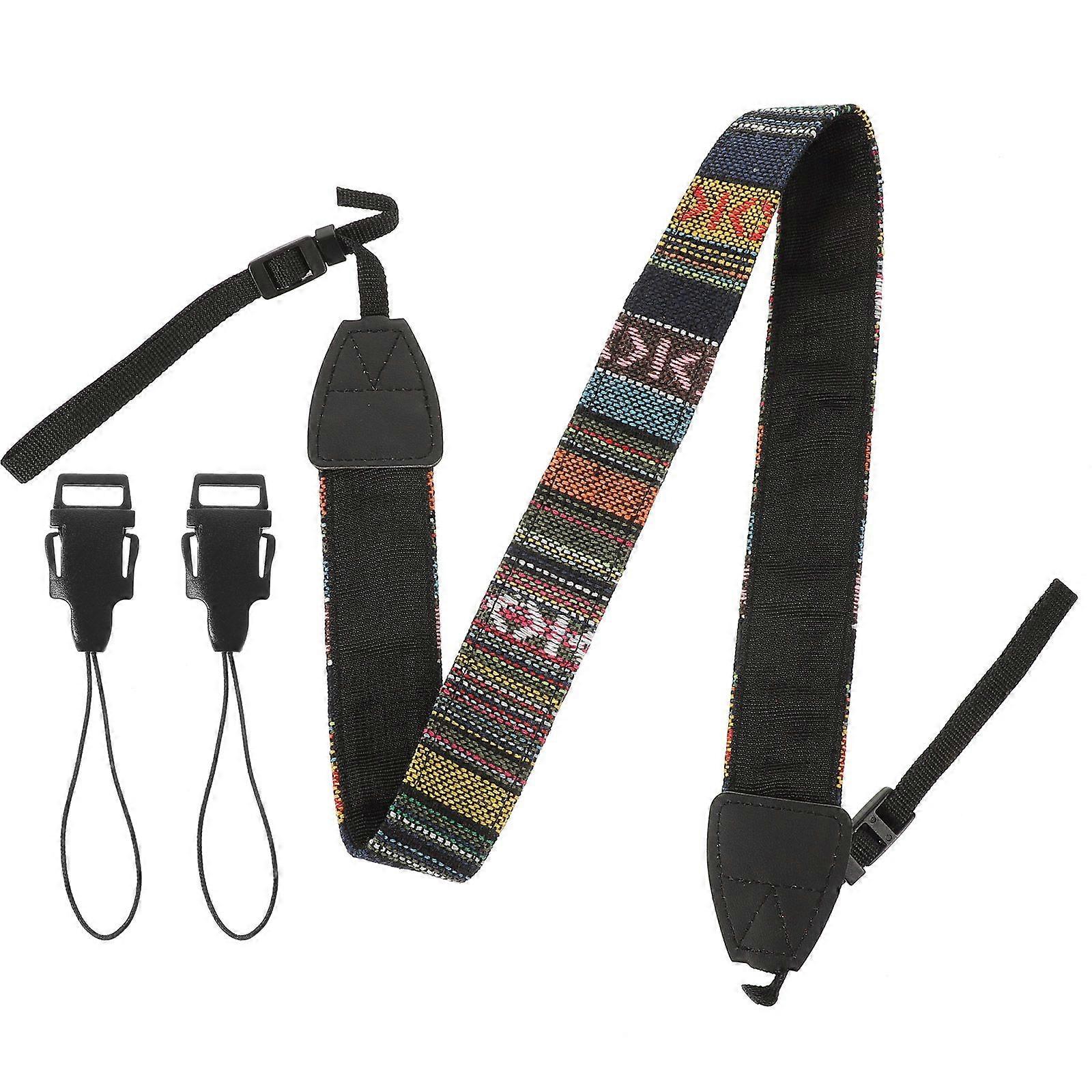 1pc Adjustable Camera Strap Scarf Style Camera Belt Outdoor Camera Sling Strap