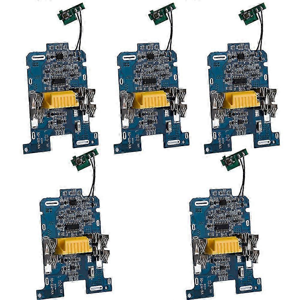 5PCS 18V Power Tool Li-Ion Lithium Battery BMS PCB Charging Protection Board for Makita BL1830 BL1815 BL1860 LXT400 BL1850