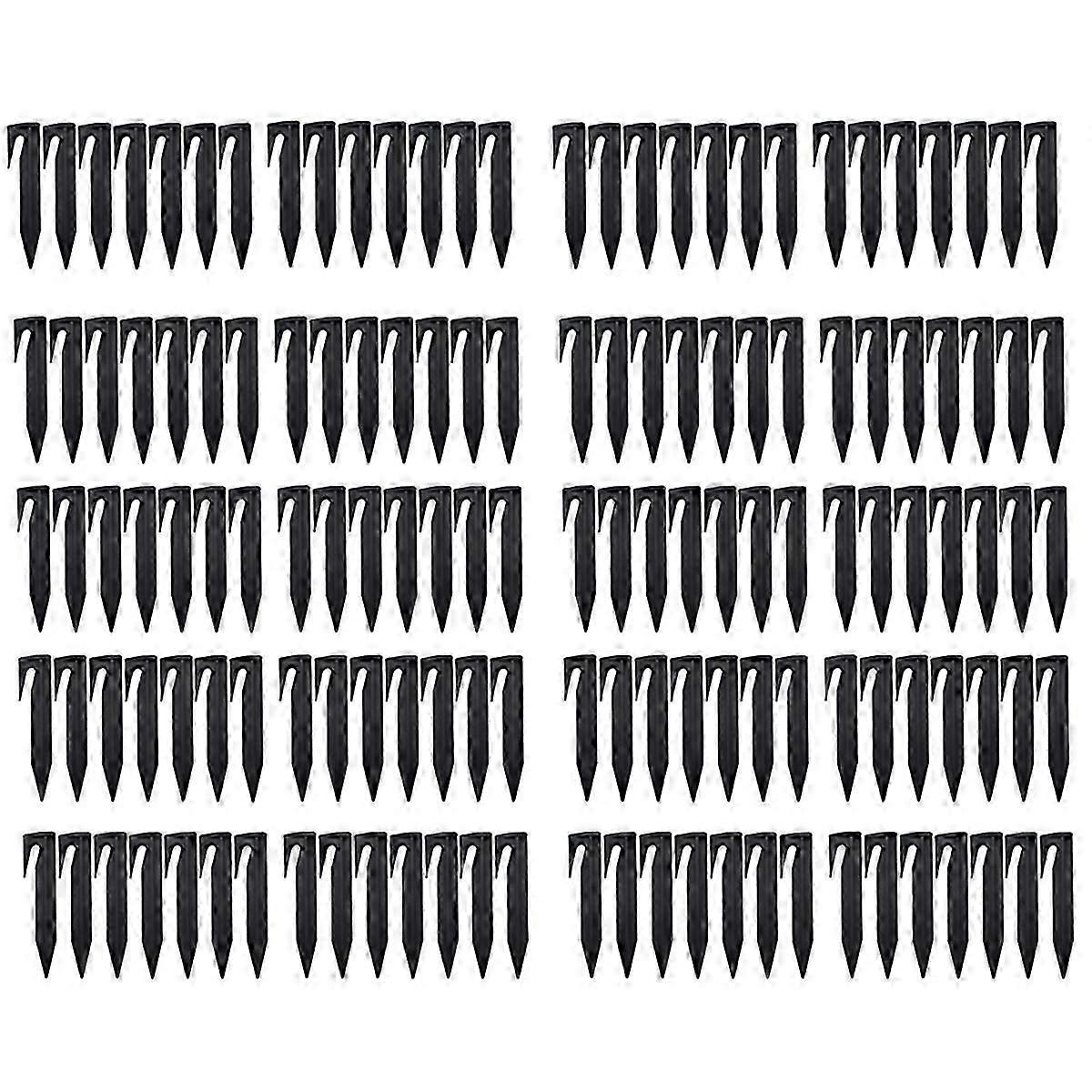 100pcs Lawn Mower Peg Boundary Nail Ground Spikes Fixing Pins