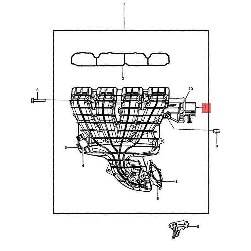 Intake Manifold Runner Control Valve for Compass Patriot