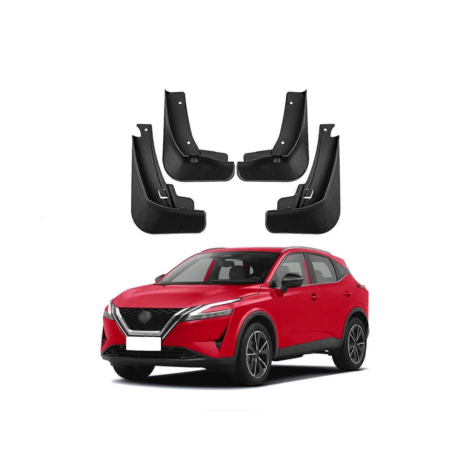 Car Mudguard Mud Flaps for Nissan Qashqai 2023-2025 Custom Molded Front and Rear Splash Guards Kit with Car Wash Towel