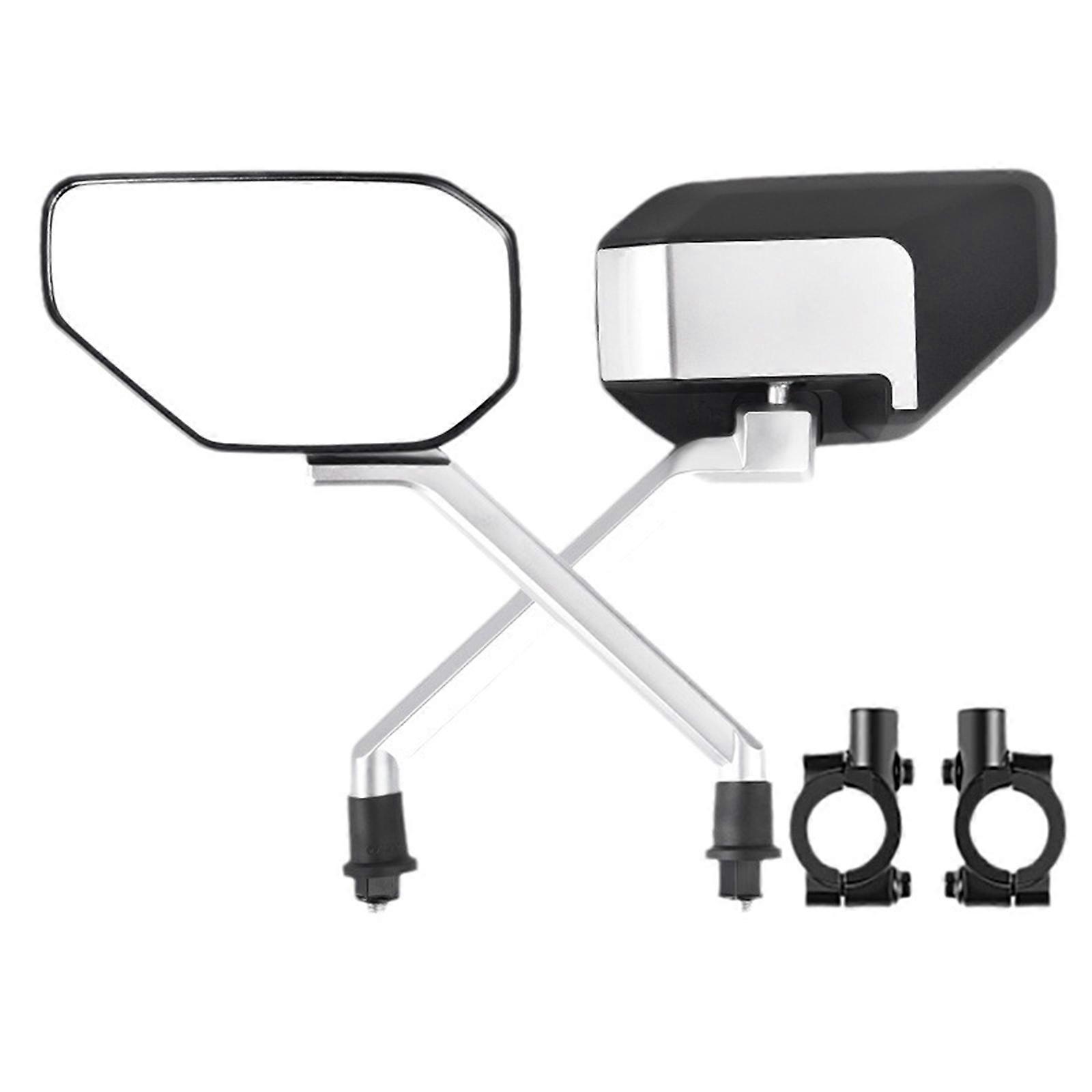 4pcs Light weight Convex Rearview Mirrors Beginner Friendly Bike Mirrors for Daily Commutes and Travel