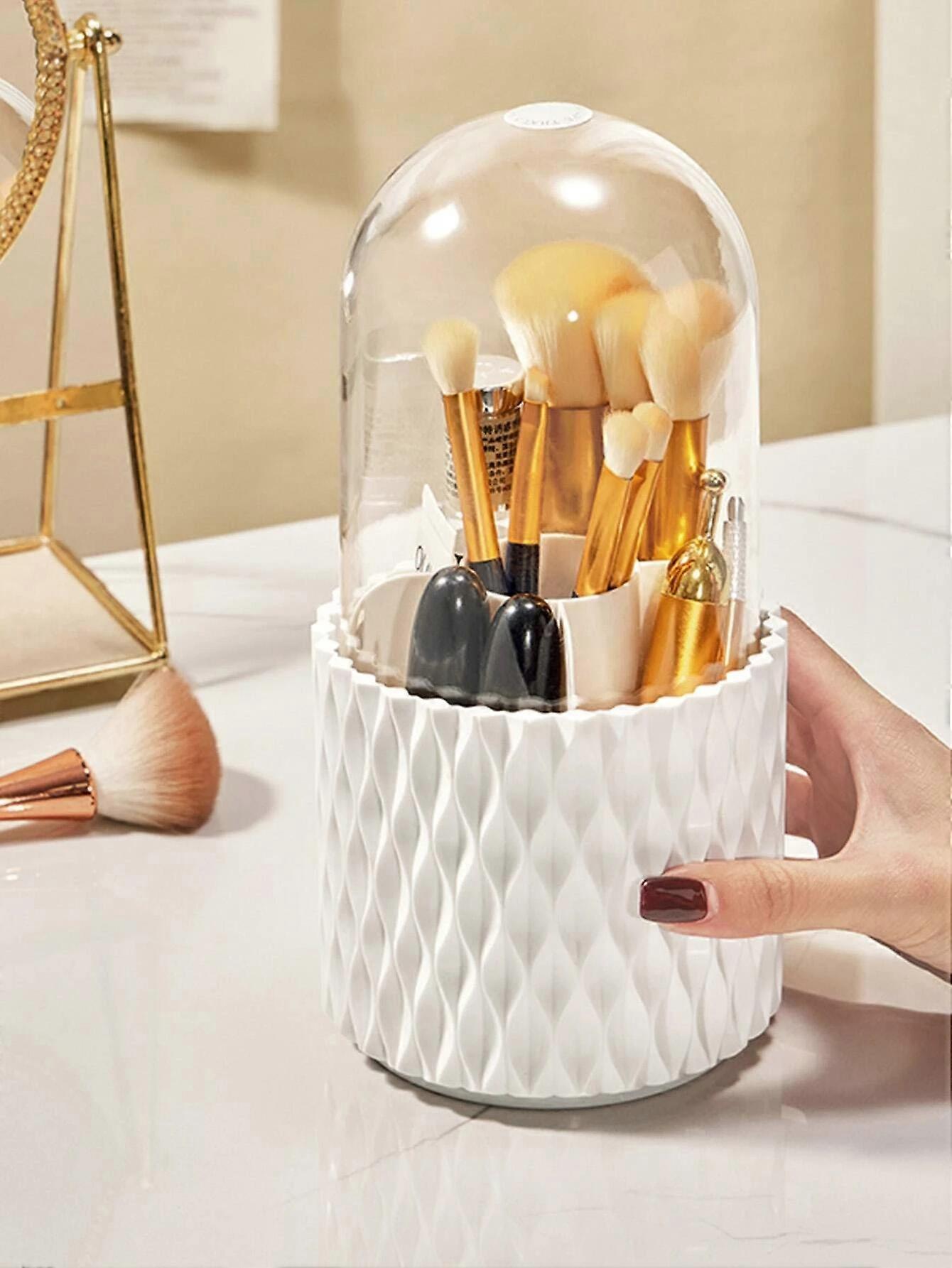 Rotating Organizer For Cosmetics Makeup Brushes