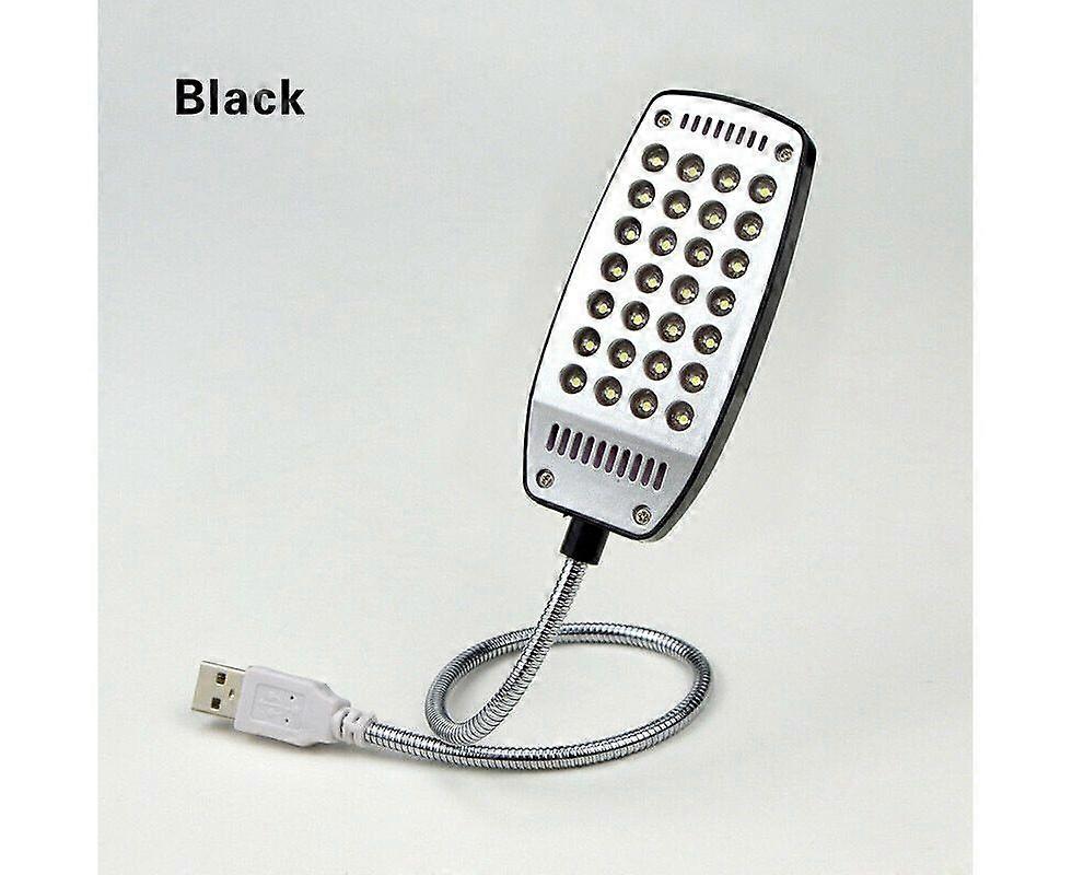 USB 28 LED Flexible Desk Lamp - Adjustable Reading Light for Laptop & Notebook, Energy Efficient & Portable