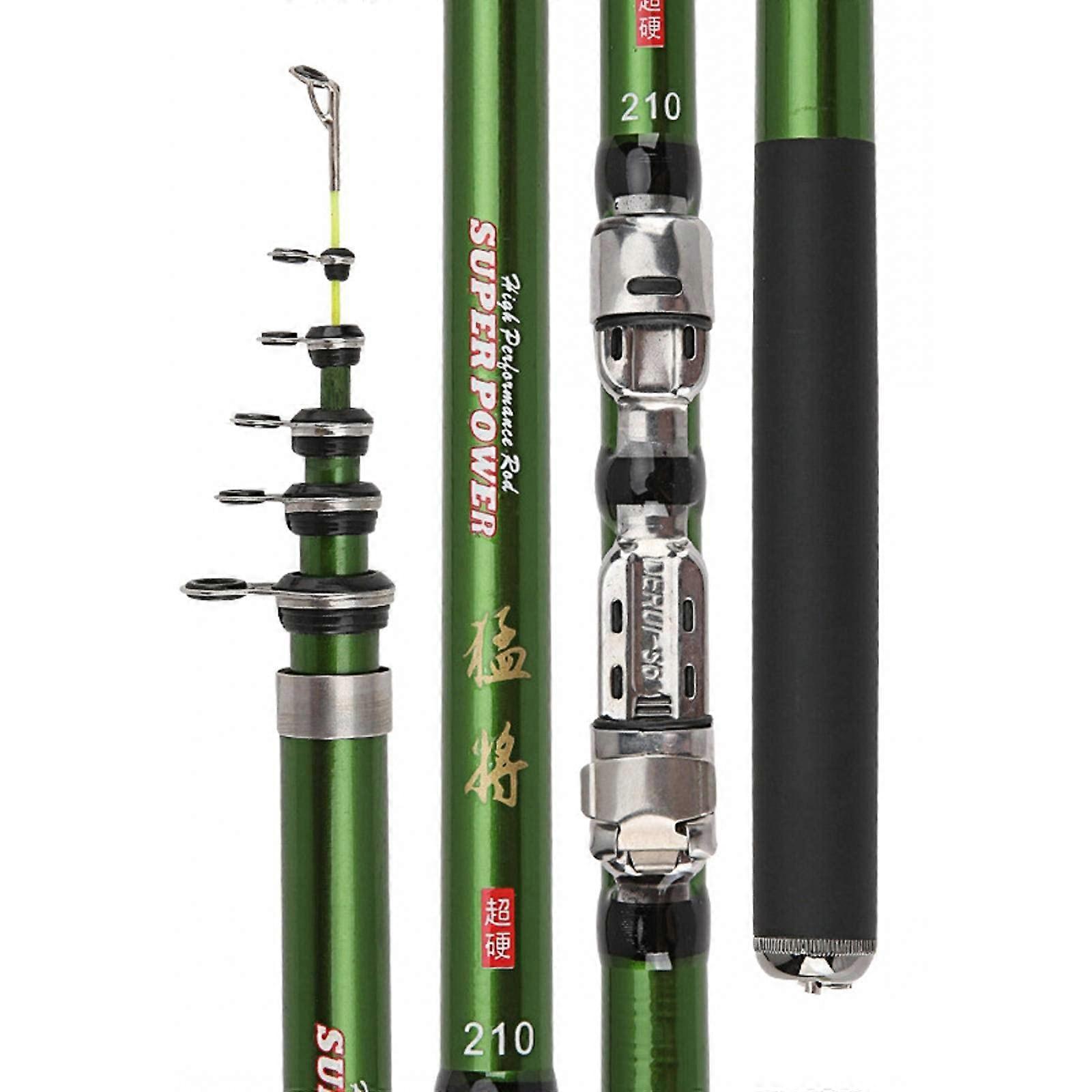 Telescopic Fishing Rod Spinning Fly Carp Feeder Carbon Fibre Pesca 1.8 m 3.0 m Mini Rod Reelseat Varadepesca Ref: 3210