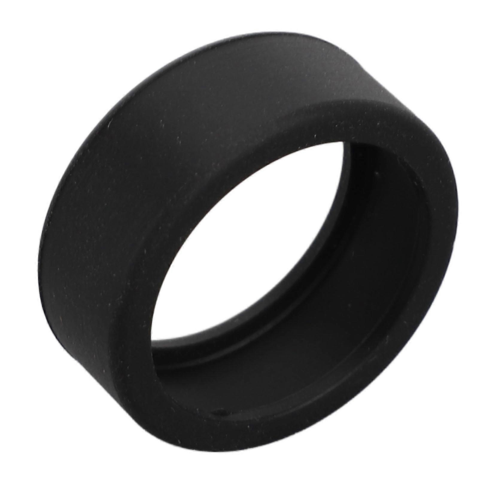 Silicone Ring Cover Multipurpose Soft Flexible Protective Scratch Resistance Smart Ring Protector Elastic Case M for Size 11 12 13 Black